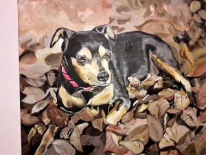 Chico Acryl auf Leinwand