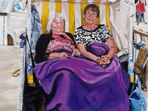 Urlaub Acryl auf Leinwand 0,50 x 0,60m