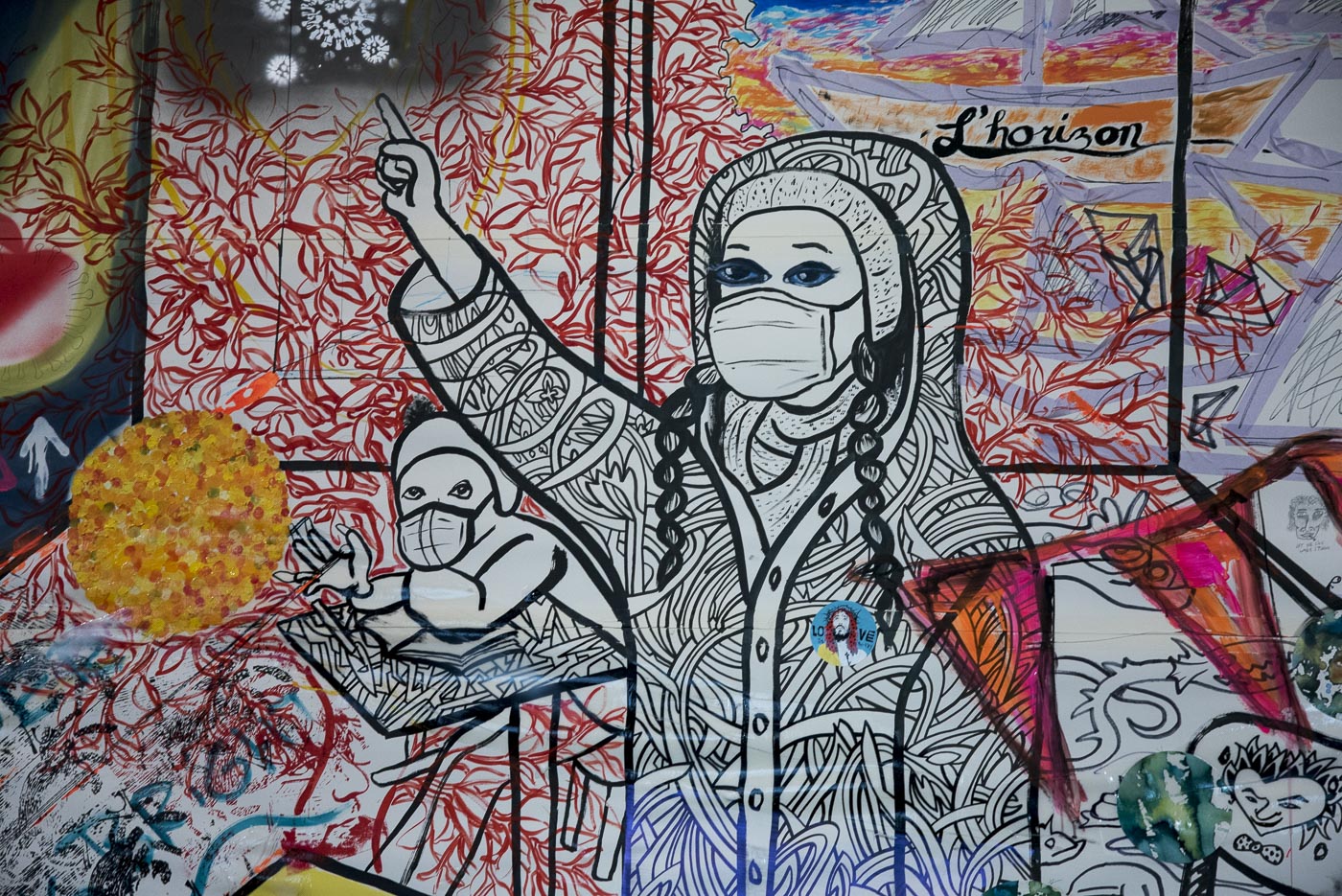 Ein ganz normaler Herbst, nur anders- Projekt KVFM- Artwand Ausschnitte -Tag 22